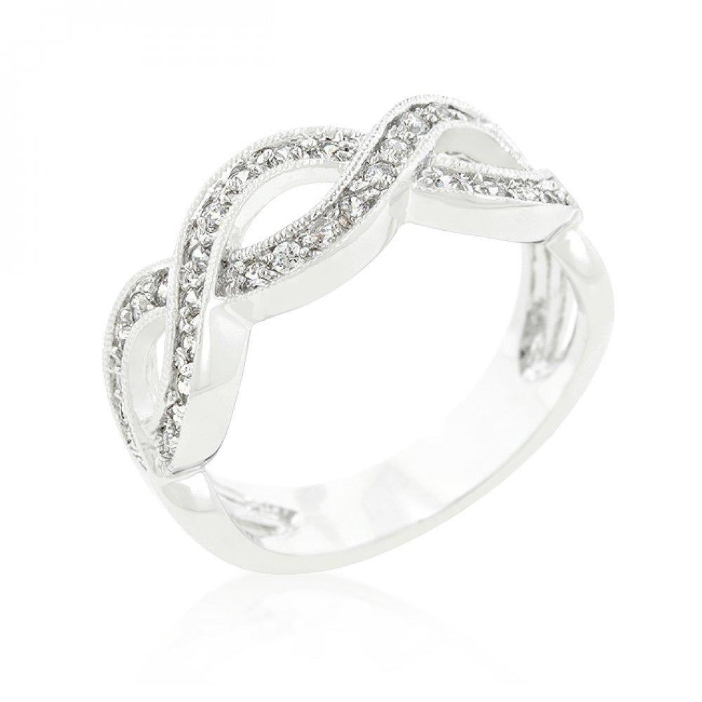Cubic Zirconia Infinity Band (size: 05) R08343r-c01-05