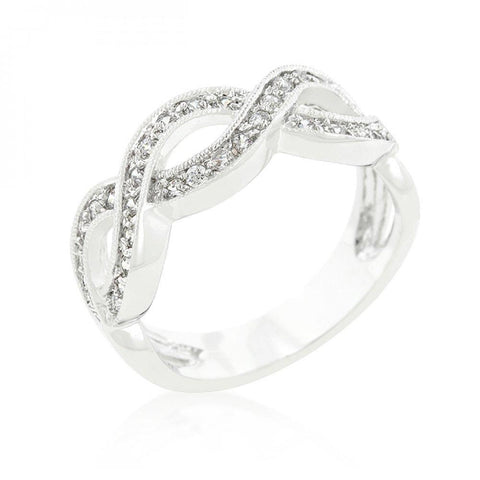 Cubic Zirconia Infinity Band (size: 05) R08343r-c01-05
