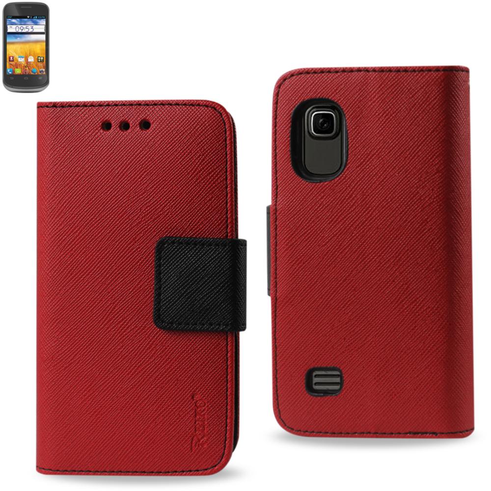 Reiko Zte Prelude 3-in-1 Wallet Case In Red