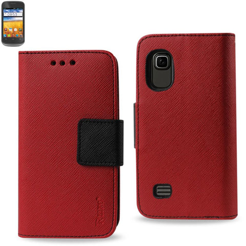 Reiko Zte Prelude 3-in-1 Wallet Case In Red