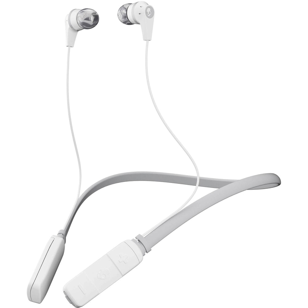Skullcandy Inkd Earset - Stereo - Wireless - Bluetooth - Earbud - Binaural - In-ear - White, Gray