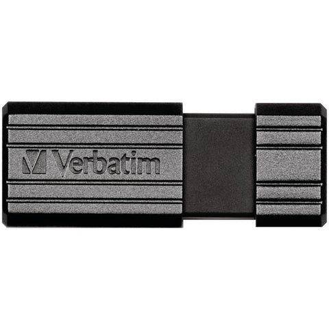 Verbatim 16GB Pinstripe USB Flash Drive - Black