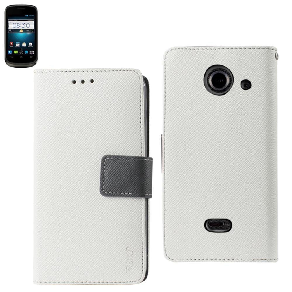Reiko Zte Prelude 2 3-in-1 Wallet Case In White