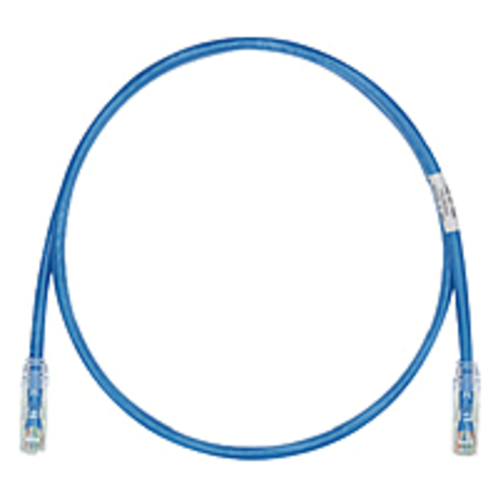 Panduit Cat.6 Utp Patch Cord - Rj-45 Male Network - Rj-45 Male Network - 15ft - Blue, Clear