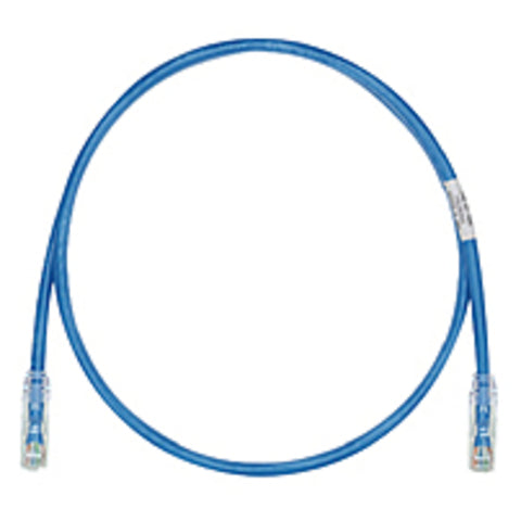 Panduit Cat.6 Utp Patch Cord - Rj-45 Male Network - Rj-45 Male Network - 15ft - Blue, Clear