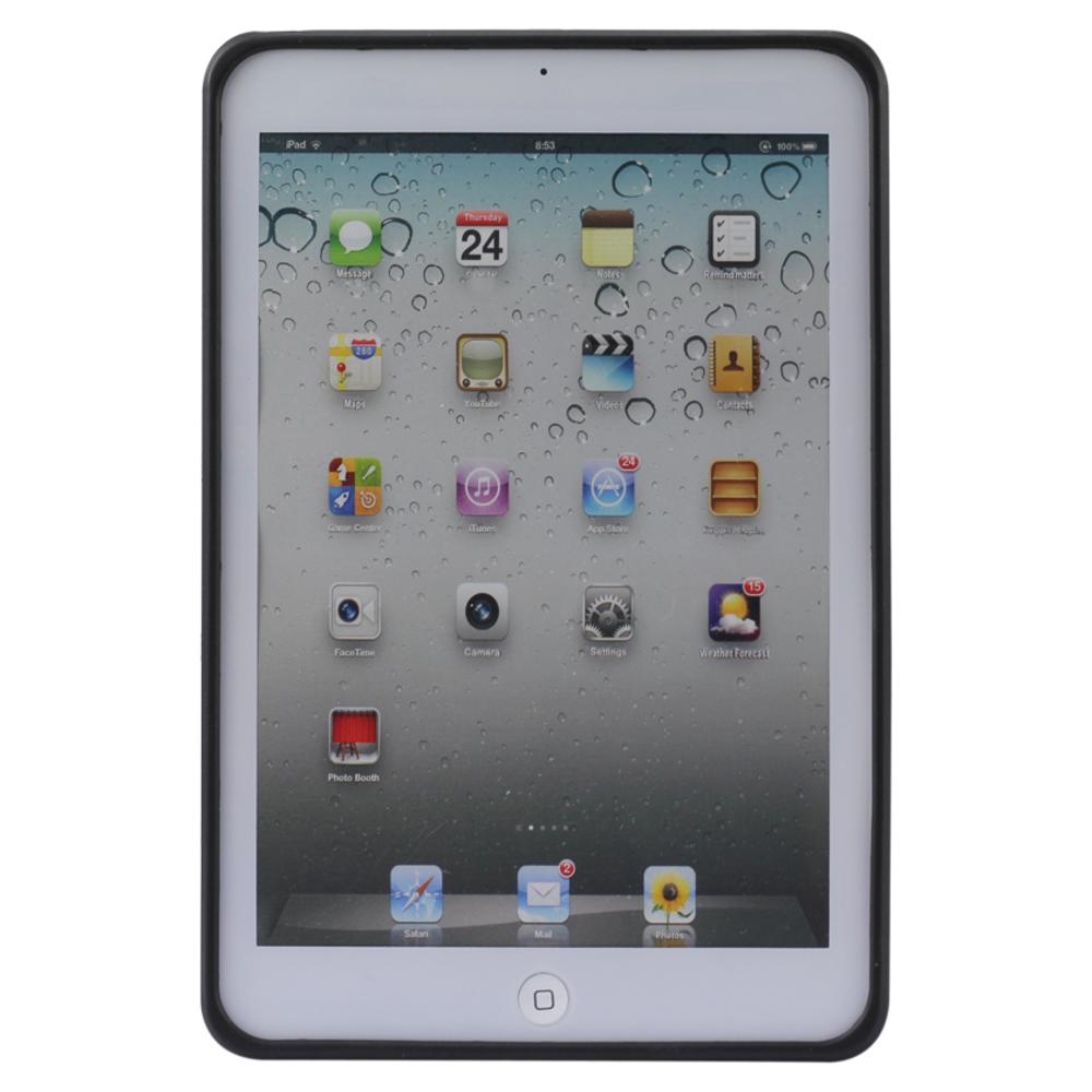 Reiko Ipad Mini Hybrid Heavy Duty Mesh Case With Kickstand In Black