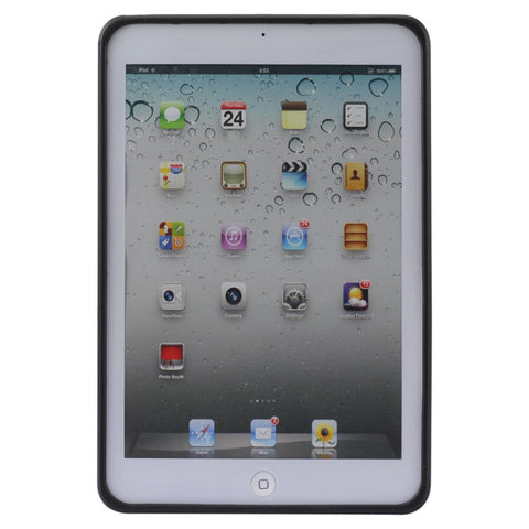 Reiko Ipad Mini Hybrid Heavy Duty Mesh Case With Kickstand In Black