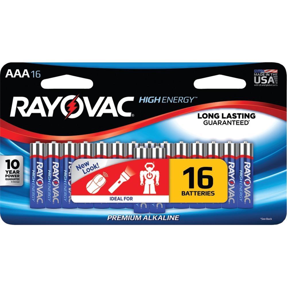 Rayovac Aaa Alkaline Batteries (16 Pk) Rvc82416ltj
