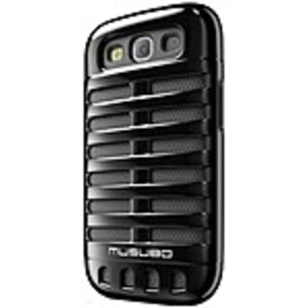 Smart It Musubo Retro Case For Samsung Galaxy S3 - Smartphone - Black - Polycarbonate, Silicone