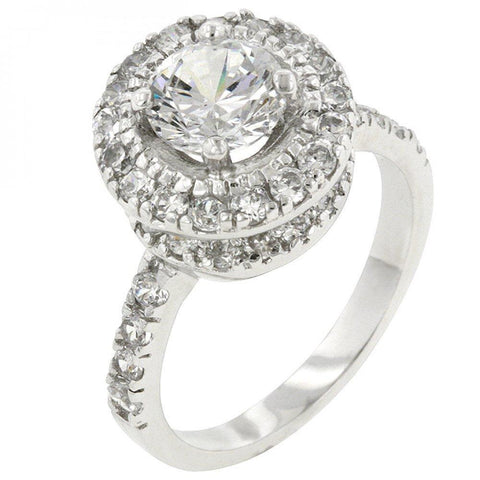 Silver Majestic Ring (size: 09) R08081r-c01-09