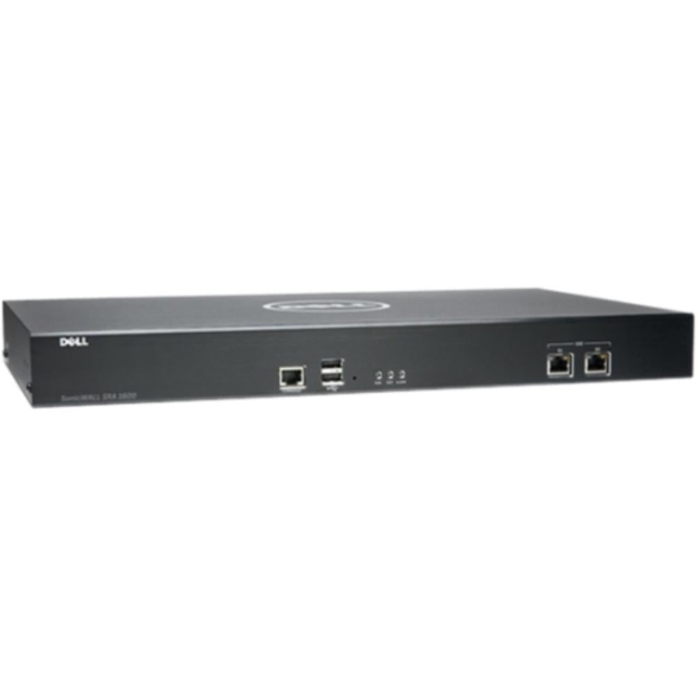 Sonicwall Sra 1600 Base Appliance With 5 User License - 2 X Network (rj-45) - Desktop