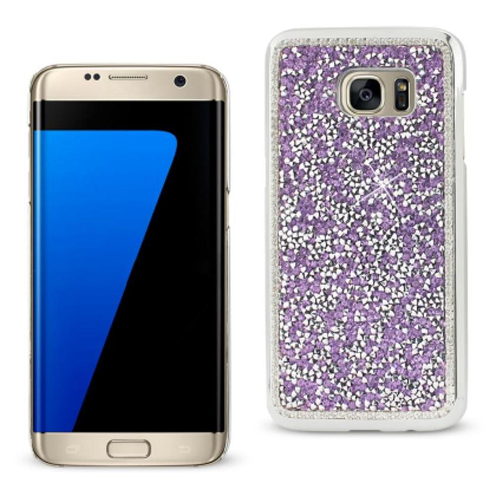 Reiko Samsung Galaxy S7 Edge Jewelry Bling Rhinestone Case In Purple