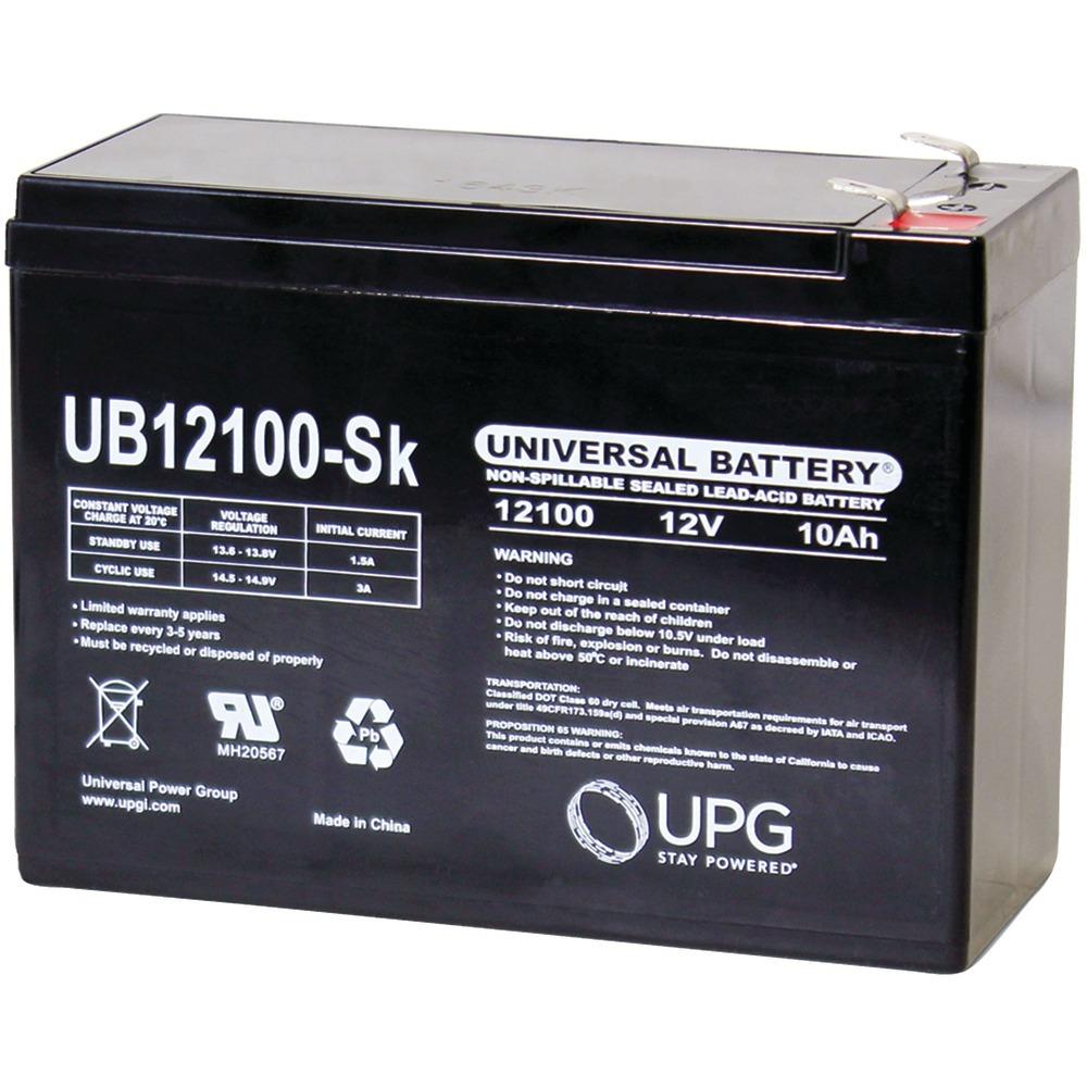 Upg 85968/d5719 Sealed Lead Acid Battery (12v; 10ah; Ub12100s)