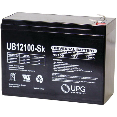 Upg 85968/d5719 Sealed Lead Acid Battery (12v; 10ah; Ub12100s)