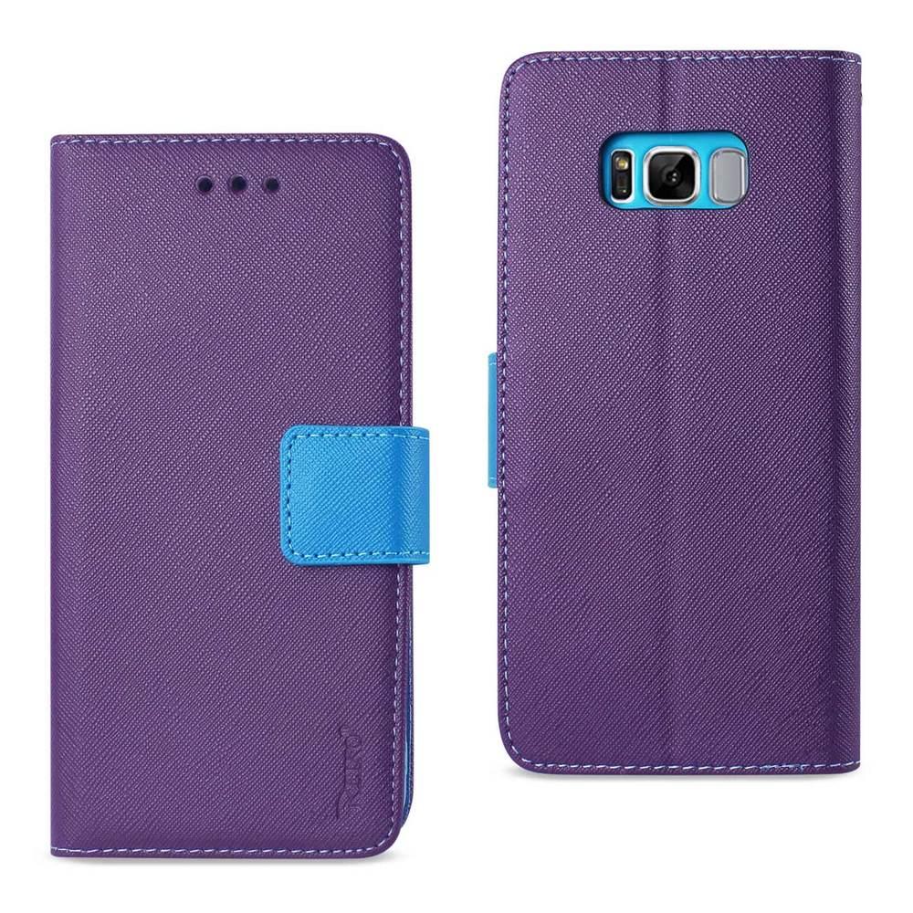 Reiko Samsung Galaxy S8 Edge/ S8 Plus 3-in-1 Wallet Case In Purple
