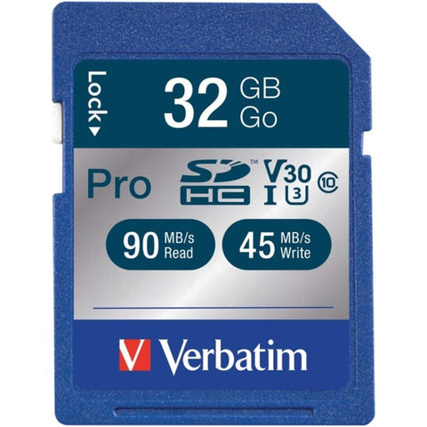 Verbatim 98047 Pro 600x Sdhc Card (32gb)