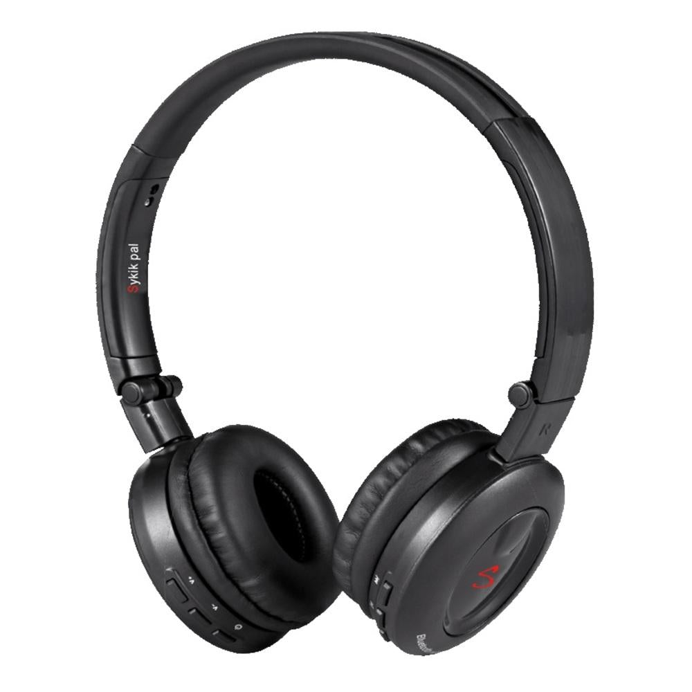 Sykik   Hp0201bk Bluetooth Stereo Headphone - Built Microphone Supports Wir