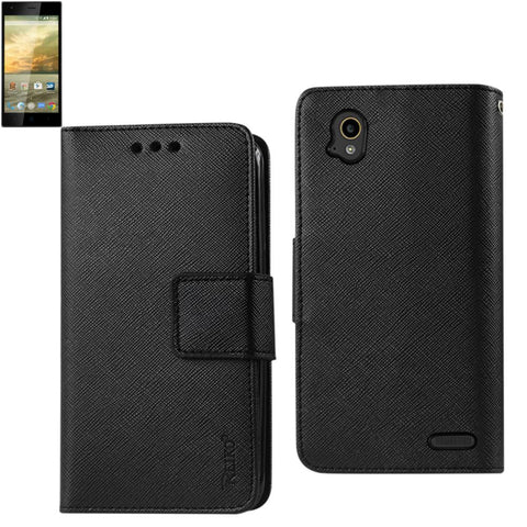 Reiko Zte Warp Elite 3-in-1 Wallet Case In Black