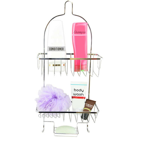 Elama Two Tier Shower Caddy In Chrome