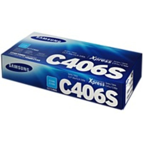 Samsung Clt-c406s Toner Cartridge - 1000 Pages Yield - Cyan