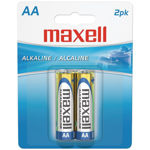 Maxell 723407 - Lr62bp Alkaline Batteries (aa; 2 Pk; Carded)