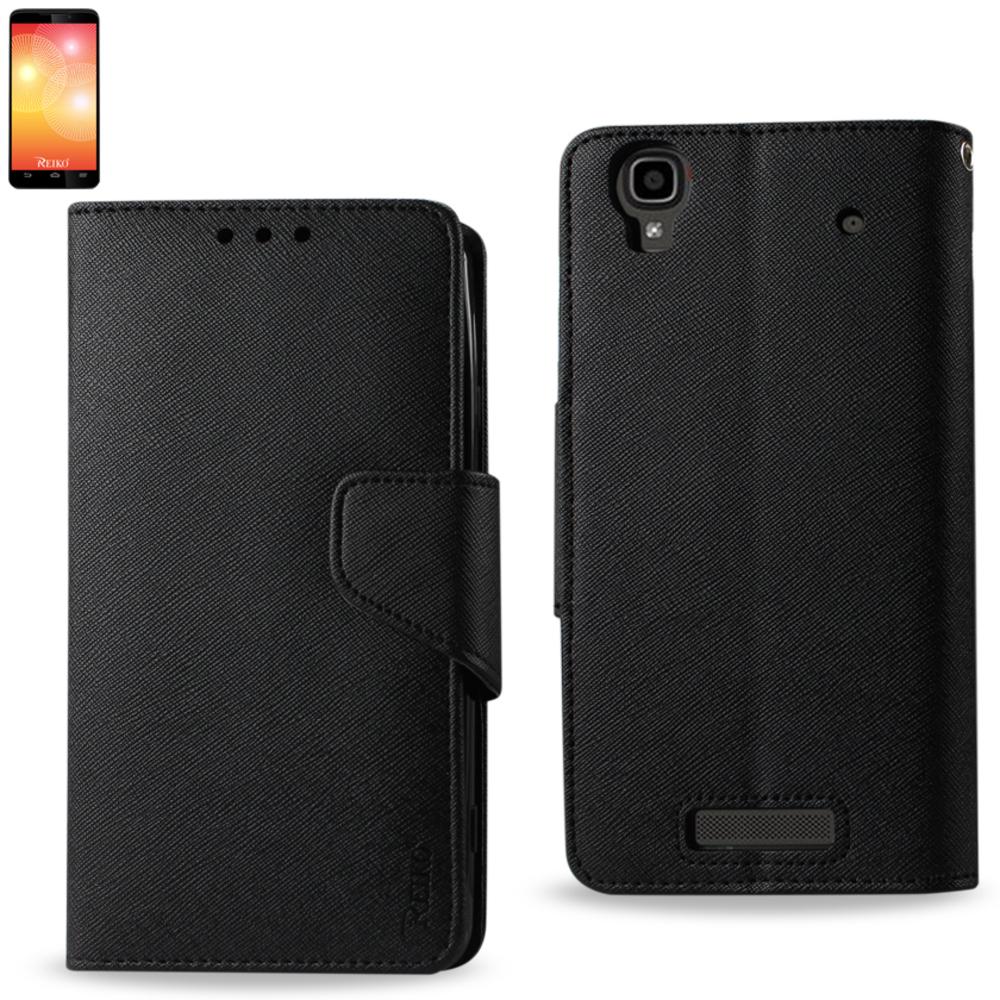 Reiko Zte Max 3-in-1 Wallet Case In Black