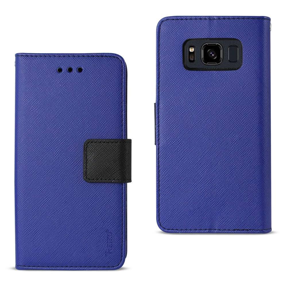 Reiko Samsung Galaxy S8 Active 3-in-1 Wallet Case In Navy