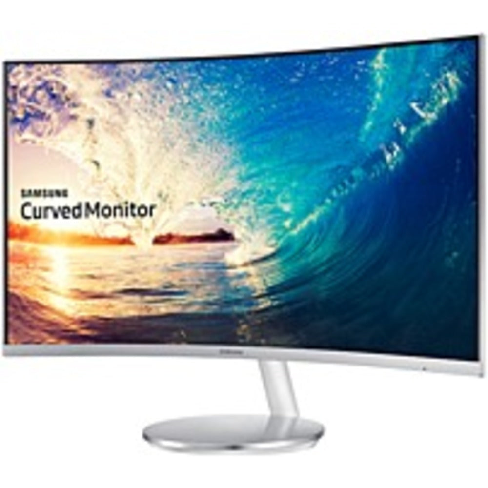 Samsung Lc27f591fdnxza 27-inch Curved Led Monitor - 1080p - 3000:1 - 4 Ms - 250 Cd/m2 - Silver