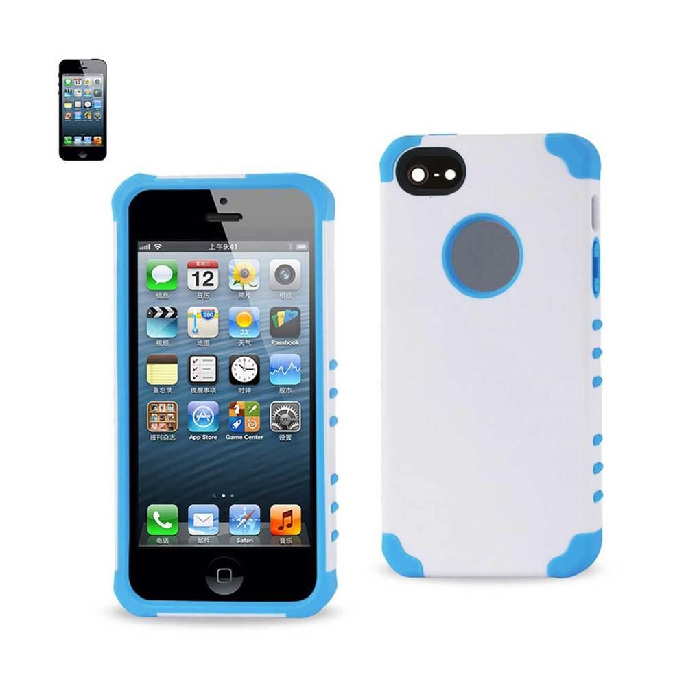 Reiko Iphone 5/5s/se Hybrid Heavy Duty Case In Blue