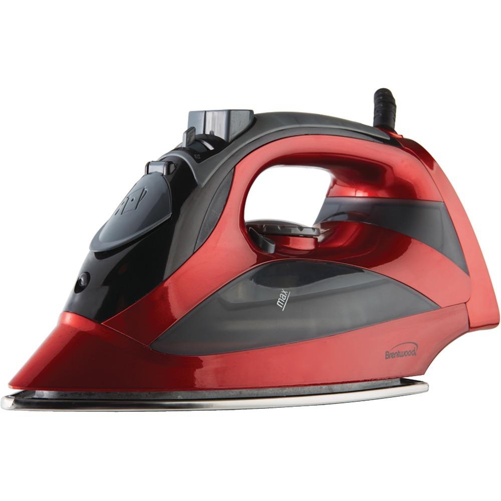 Brentwood Steam Iron With Auto Shutoff (red) Btwmpi90r