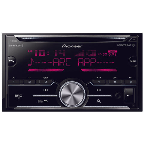 Pioneer Double-din In-dash Cd Receiver With Bluetooth &amp;amp; Siriusxm Ready Piofhs700bs