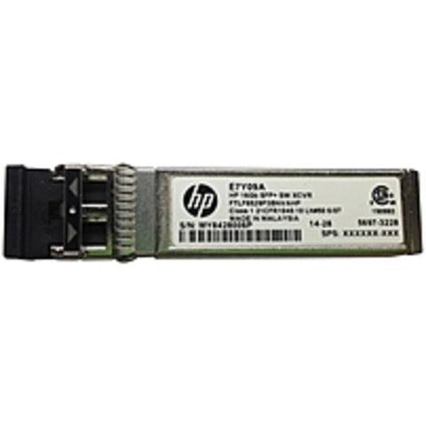 Hpe 16 Gb Sfp+ Short Wave Extended Temp Transceiver - For Data Networking, Optical Network - 1 10gbase-sw - Optical Fiber10 Gigabit Ethernet - 10gbase-sw - 10 Gbit/s