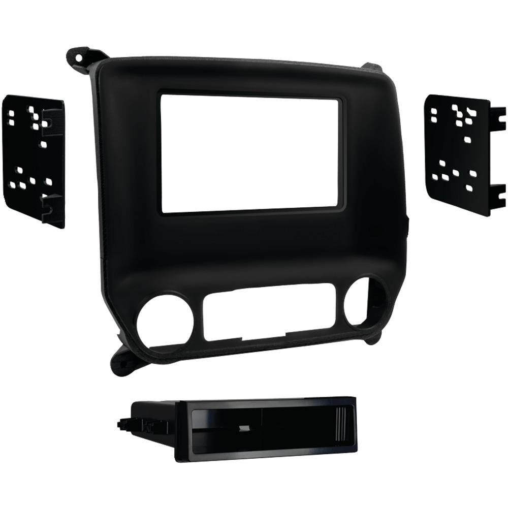 Metra 2014 &amp;amp; Up Chevrolet Silverado 1500 And Gmc Sierra 1500 Iso And Double-din Installation Kit Mec993014g