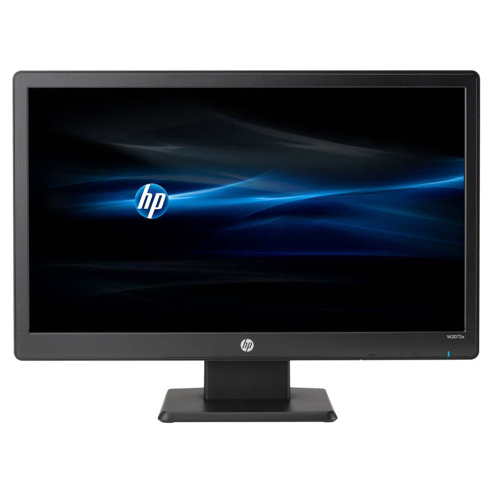 Hp W2072a 20 Led Lcd Monitor - 16:9 - 5 Ms - Adjustable Monitor Angle - 1600 X 900 - 16.7 Million Colors - 200 Nit - 600:1 - Hd+ - Speakers - Dvi - Vga - 26 W - Black - Energy Star, Epeat Silver, Cecp, China Energy Label (cel)