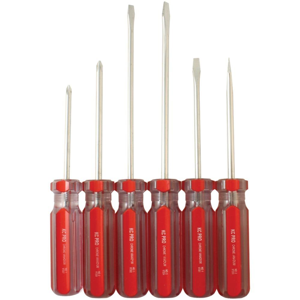 Kc 97214 6-piece Chrome Vanadium Screwdriver
