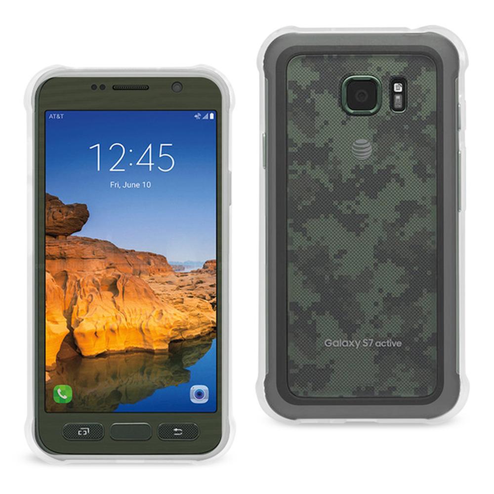Reiko Samsung Galaxy S7 Active Clear Bumper Case With Air Cushion Protection In Clear