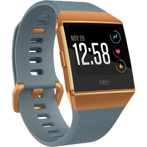 Fitbit Ionic Watch - Wrist - Optical Heart Rate Sensor, Accelerometer, Gyro Sensor, Altimeter, Ambient Light Sensor - Sleep Monitor, Music Player, Text Messaging, Calendar, Clock Display, Alarm - Heart Rate, Steps Taken, Distance Traveled, Calories Burned