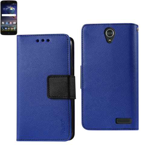 Reiko Zte Grand X3 3-in-1 Wallet Case In Navy