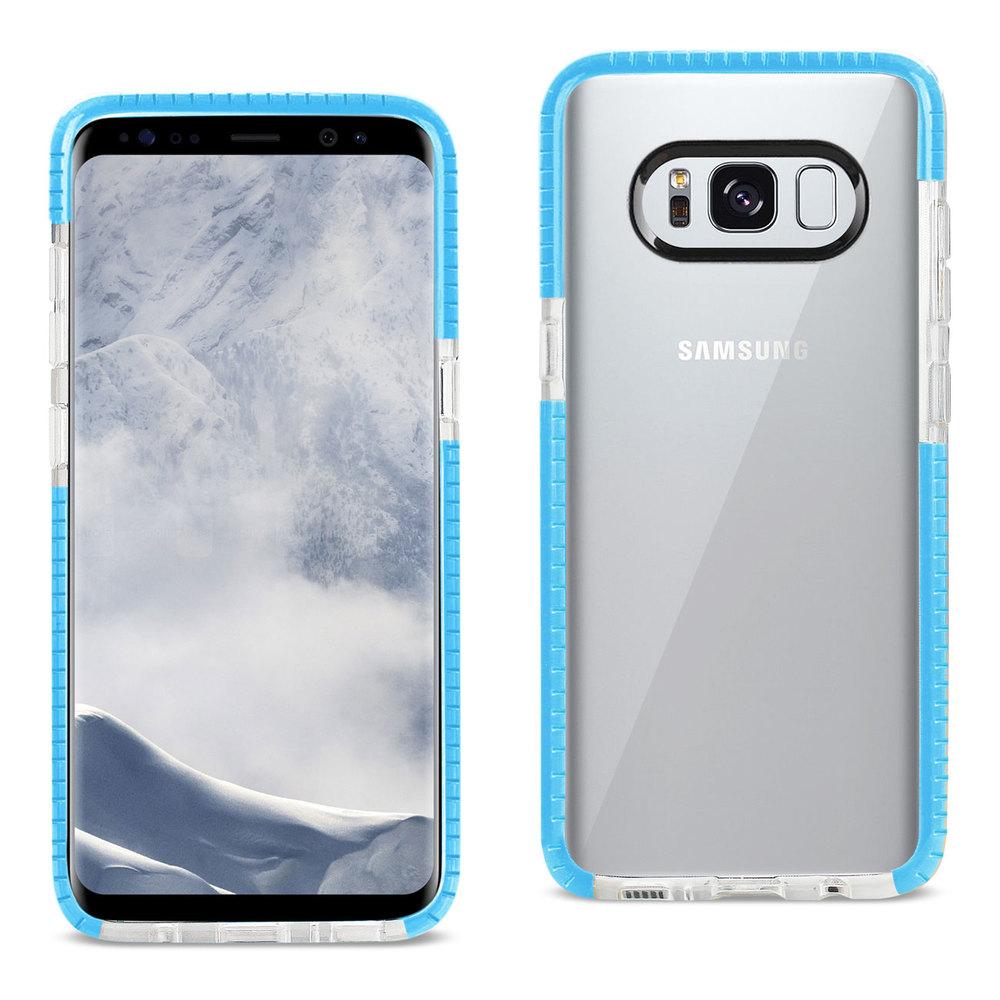 Reiko Samsung Galaxy S8 Edge/ S8 Plus Soft Transparent Tpu Case In Clear Blue