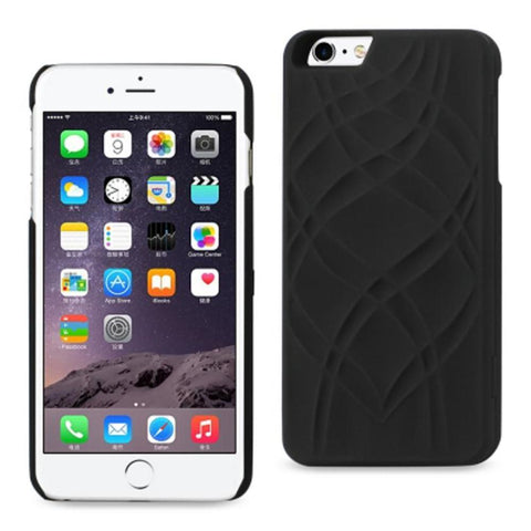 Reiko Iphone 6 Plus/ 6s Plus Hidden Mirror Wallet Case With Kickstand Function In Black