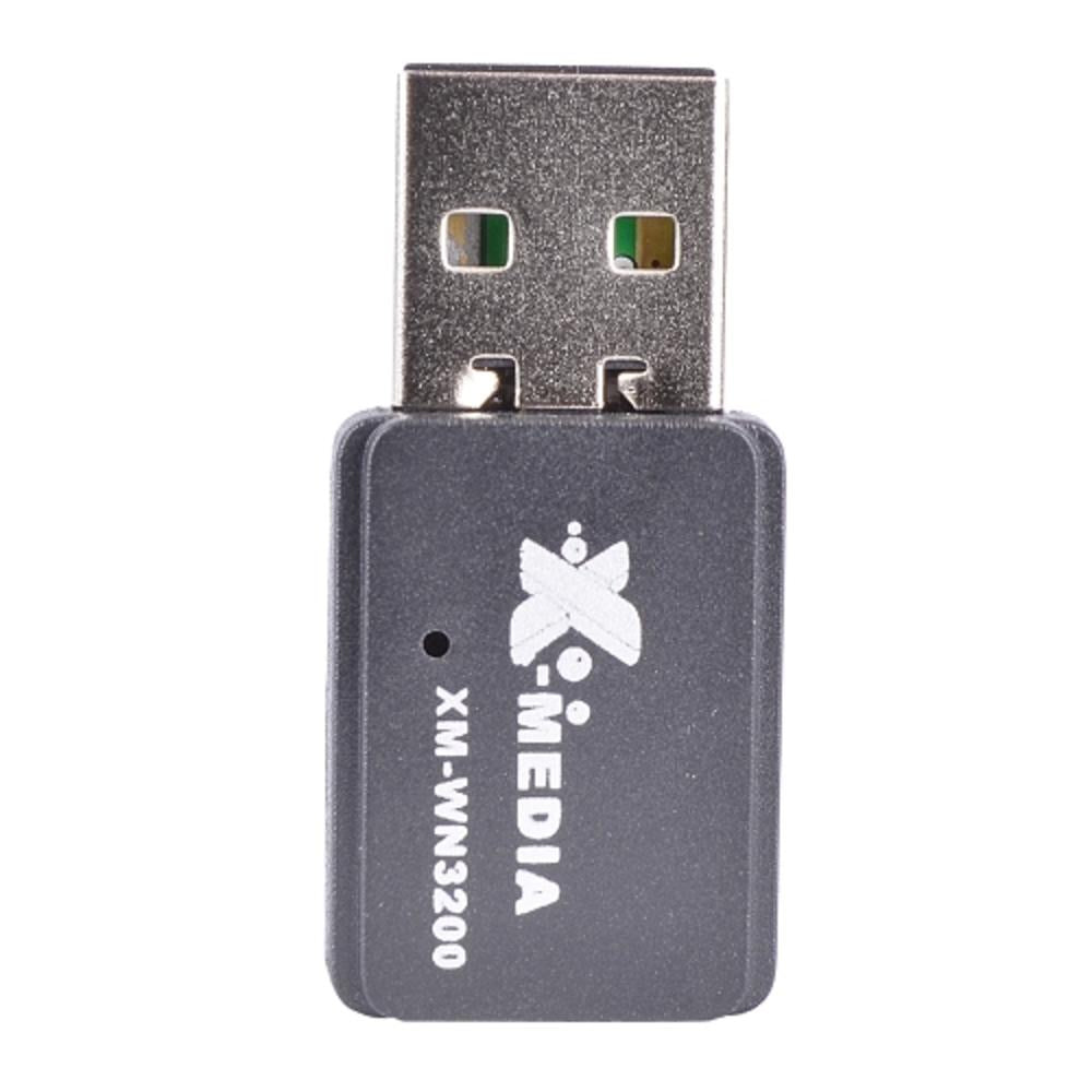 X-media Xm-wn3200 300mbps Wireless-n Usb 2.0 Mini Adapter - Retailhanging Package