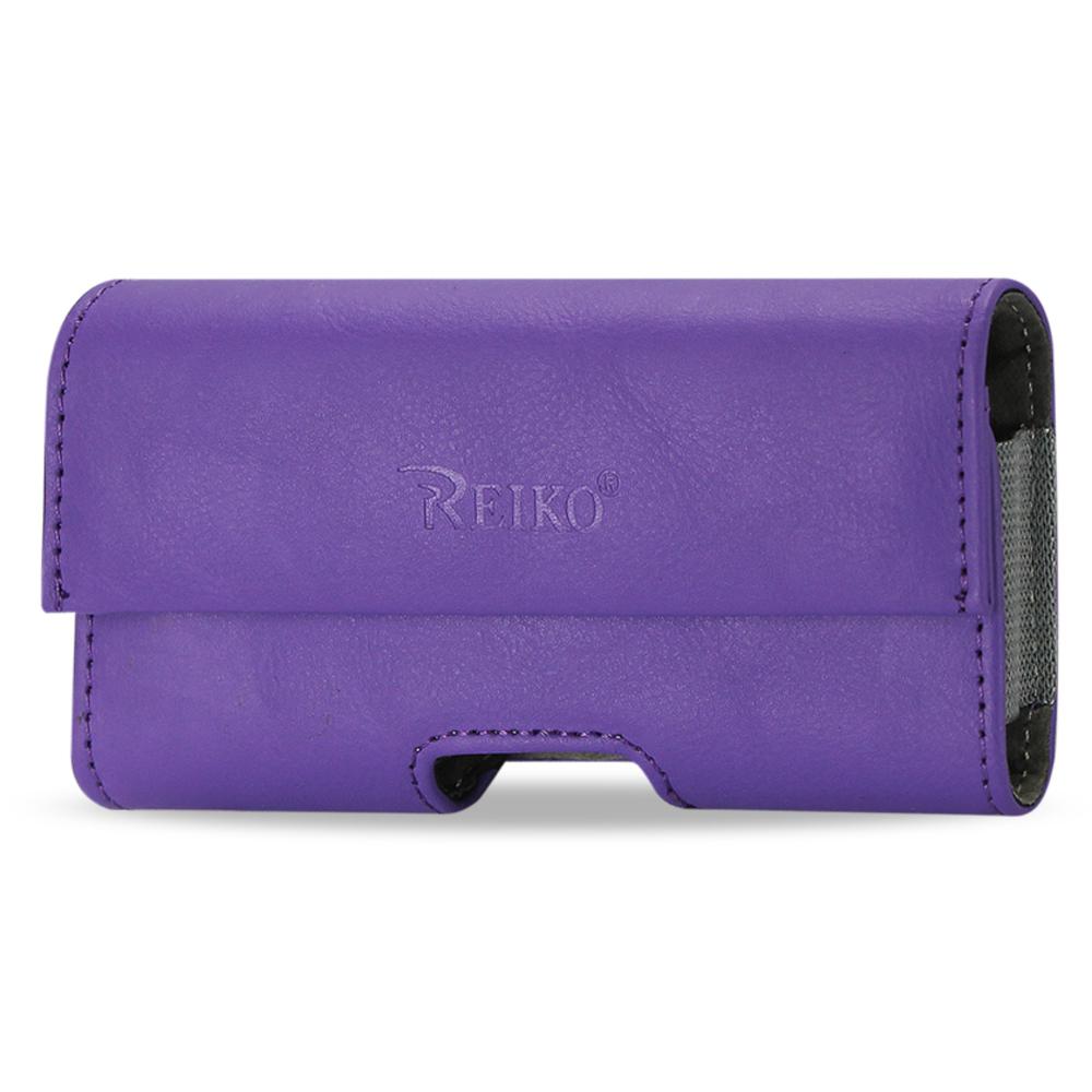 Horizontal Pouch Iphone5 In Purple (4.92x2.55x0.59 Inches Plus)