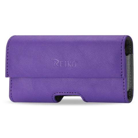 Horizontal Pouch Iphone5 In Purple (4.92x2.55x0.59 Inches Plus)