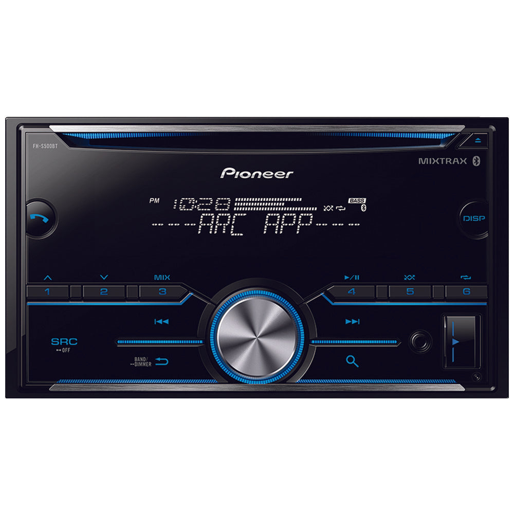 Pioneer Double-din In-dash Cd Receiver With Bluetooth Piofhs500bt
