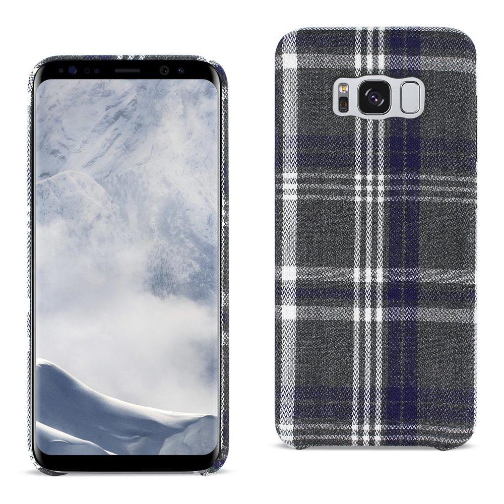 Reiko Samsung Galaxy S8 Edge Checked Fabric Case In Black