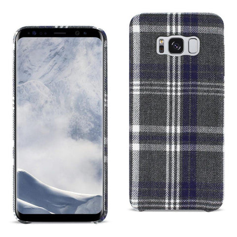 Reiko Samsung Galaxy S8 Edge Checked Fabric Case In Black