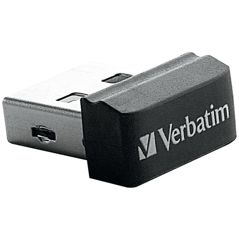 Verbatim 32GB Store 'n' Stay Nano USB Flash Drive - Black