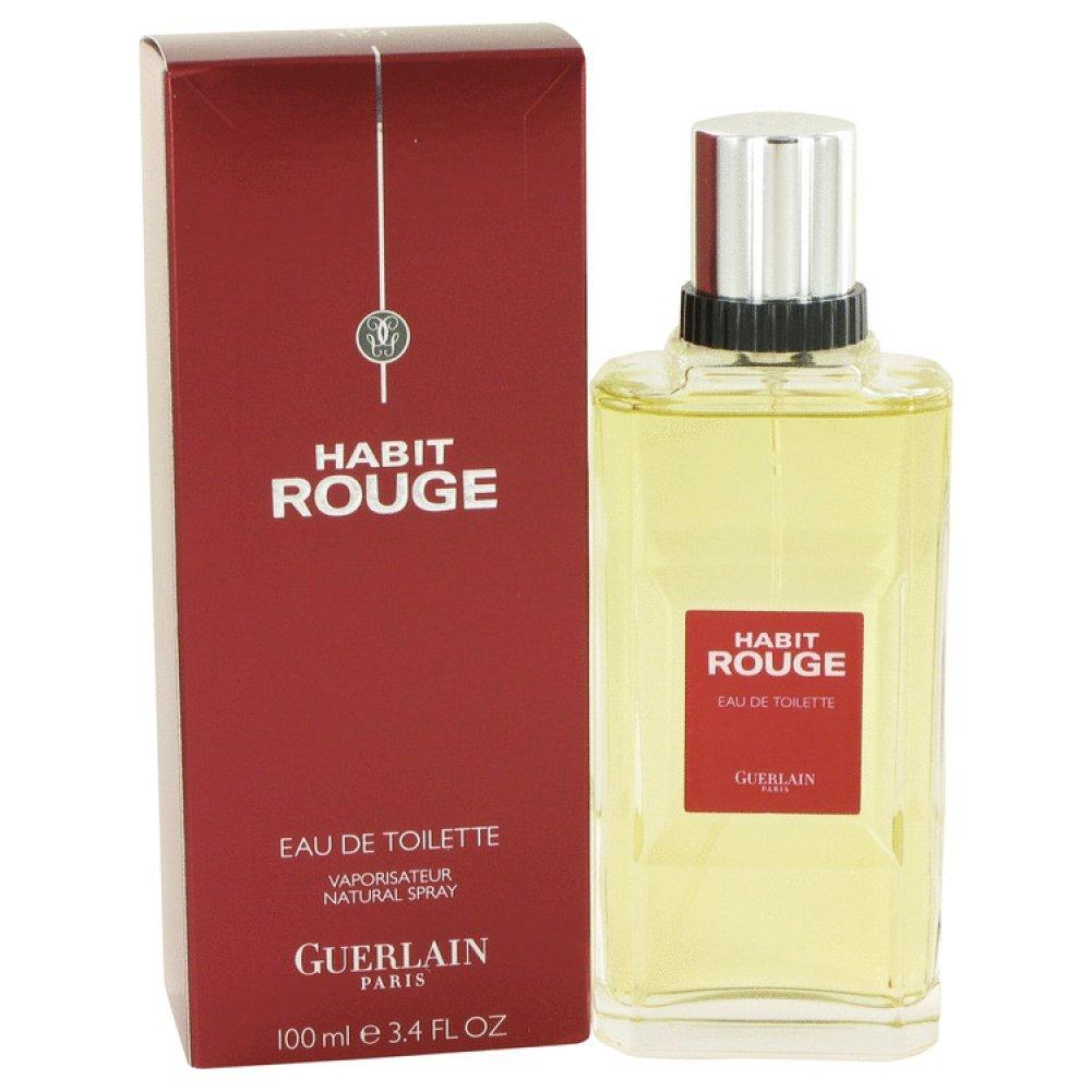 Habit Rouge By Guerlain Cologne / Eau De Toilette Spray 3.4 Oz 413811