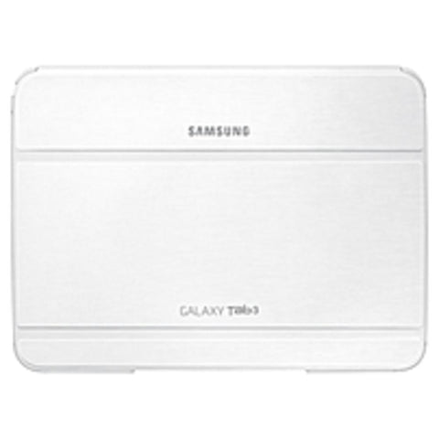 Samsung Carrying Case (book Fold) For Samsung 10.1 Tablet - White - Synthetic Leather - 7 Height X 9.7 Width X 0.5 Depth