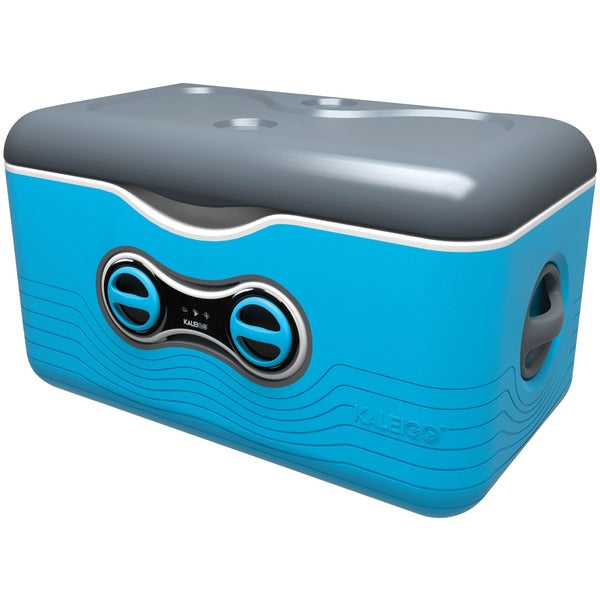 47.5-Quart Cooler with Removable Bluetooth(R) Speaker (Blue)